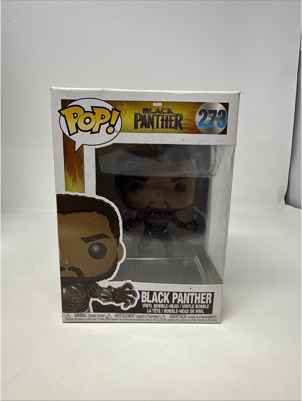 Funko Pop Black Panther Figure #273 Marvel Collectible